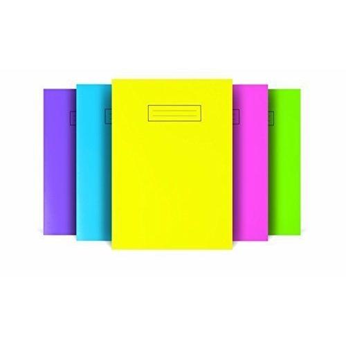 Silvine A4 Colour Essentials Laminated Cover Wipe Clean Exercise Books
